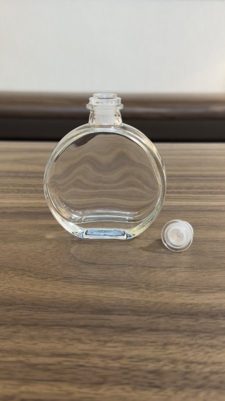 عبوة زجاج للعطر 100Ml & سدادة مطاط رأس أكريليك