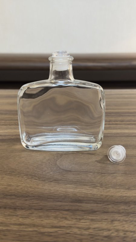 عبوة زجاج للعطر 200Ml & سدادة مطاط رأس أكريليك