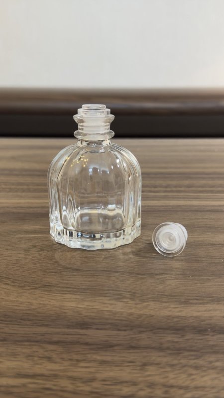 عبوة زجاج للعطر 100Ml & سدادة مطاط رأس أكريليك
