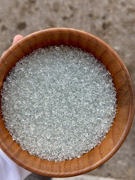 زجاج عشوائي للزينة ( شفاف )
