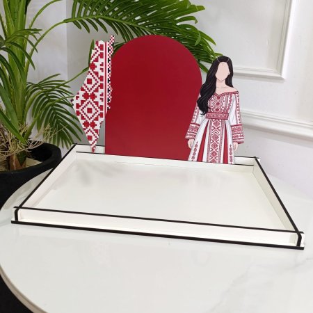 صواني خشب (26*34) & ضهر (22*34) CNC طباعة UV