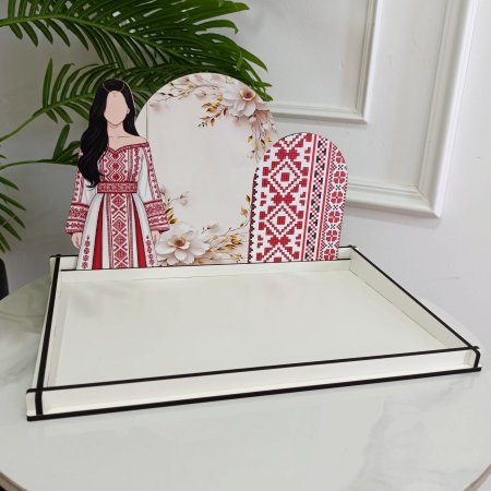 صواني خشب (26*34) & ضهر (22*34) CNC طباعة UV