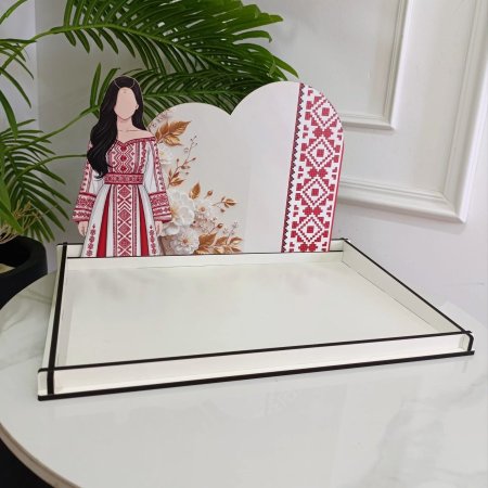 صواني خشب (26*34) & ضهر (22*34) CNC طباعة UV