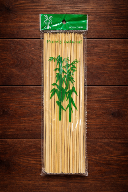 اعواد خشبية كروية ~ 30cm ~ ( 100 قطعة )