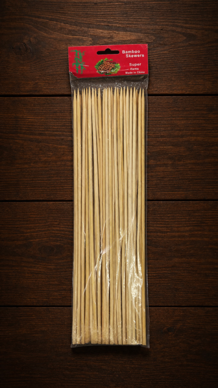 اعواد خشبية كروية ~ 30cm ~ ( 50 قطعة )