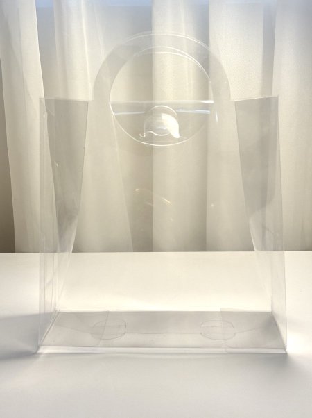اكياس شفاف pvc عمق 9 / عرض 21 / ارتفاع21