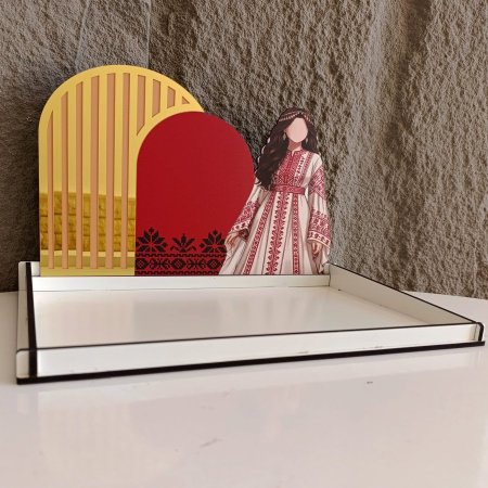 صواني خشب (26*34) & ضهر (22*34) CNC طباعة UV