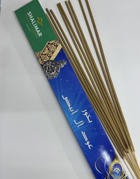 اعواد بخور SHALIMAR مستطيل 2 ساعة ( عود ال الابيض ) 10 عود * 40 سم