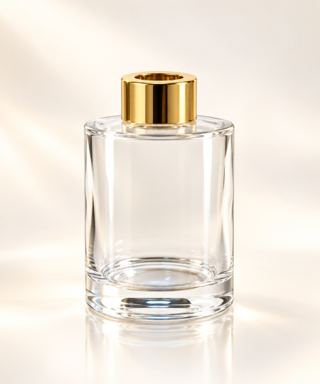 عبوة زجاج للعطر 150Ml & سدادة مطاط غطاء بلاستيك