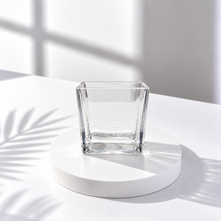 وعاء زجاجي لصب الشمع 400 ملم