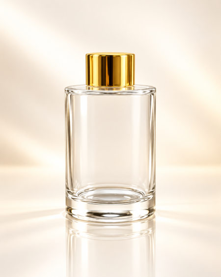 عبوة زجاج للعطر 120Ml & سدادة مطاط غطاء بلاستيك
