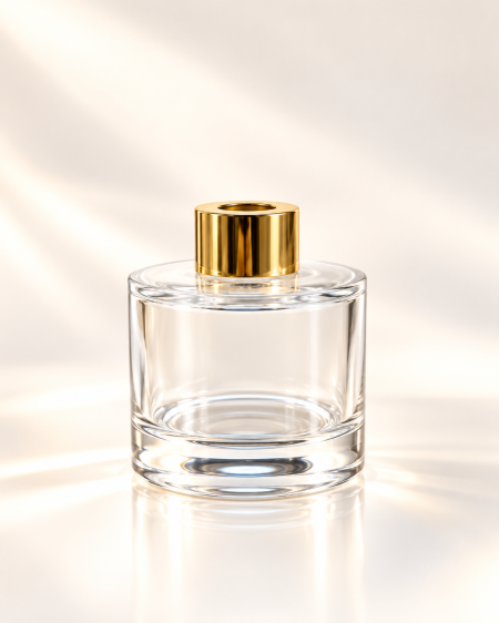 عبوة زجاج للعطر 120Ml & سدادة مطاط غطاء بلاستيك