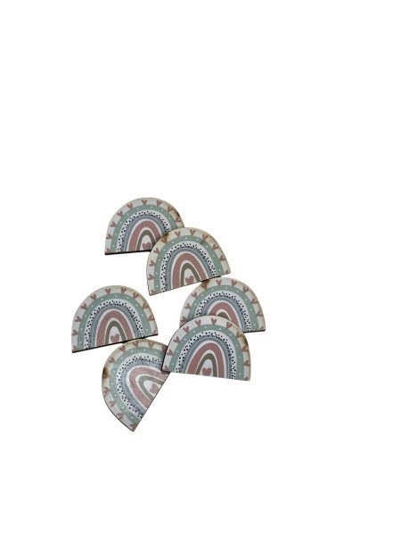 ستكرز خشب للزينة ( 3.5 سم )