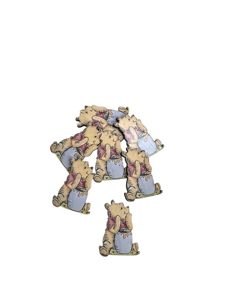 ستكرز خشب للزينة ( 3.5 سم )