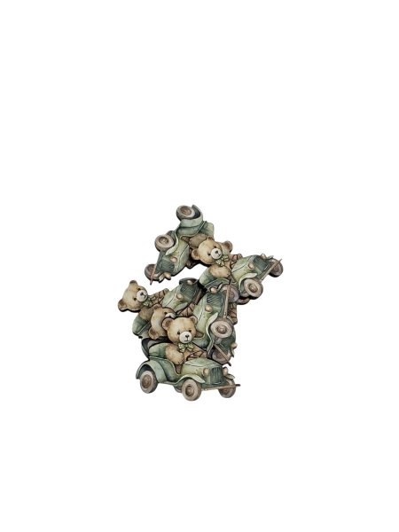 ستكرز خشب للزينة ( 3.5 سم )