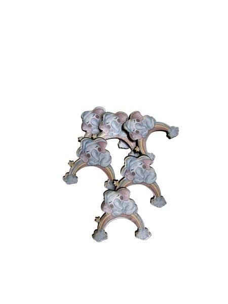 ستكرز خشب للزينة ( 3.5 سم )