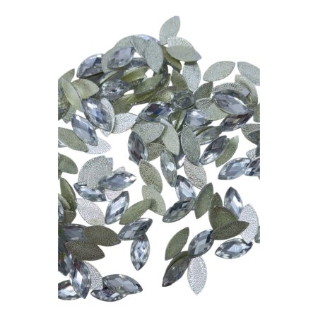 خرز كرستال بلاستيك 2*1 سم ~ كود 003 ( 100 قطعة )