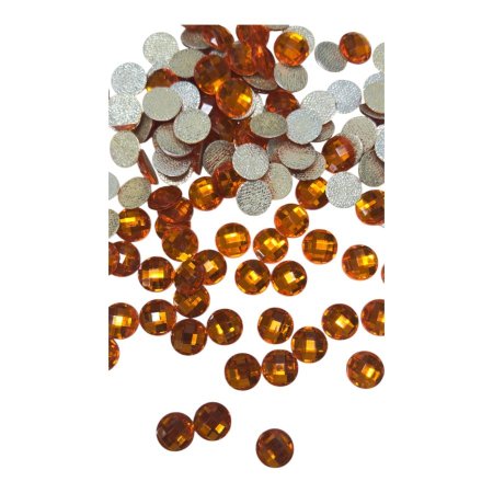 خرز كرستال بلاستيك 1.4 سم ~ كود 018 ( 100 قطعة )