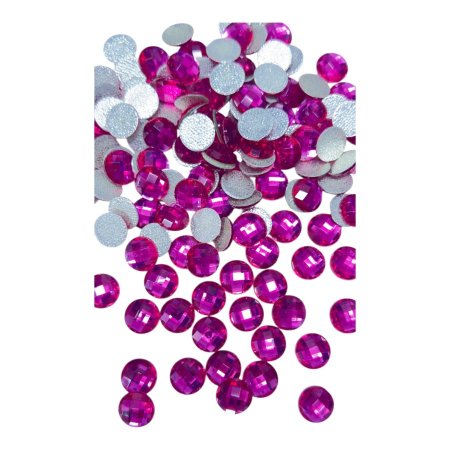 خرز كرستال بلاستيك 1.4 سم ~ كود 019 ( 100 قطعة )