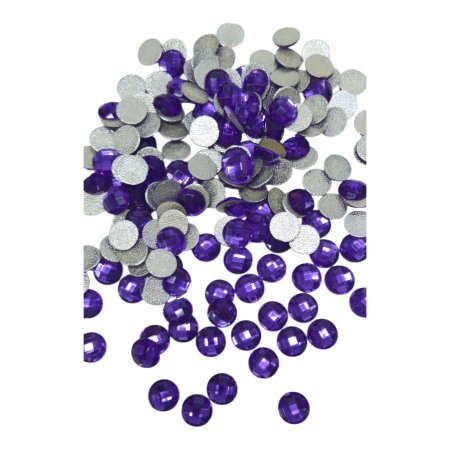 خرز كرستال بلاستيك 1.4 سم ~ كود 021 ( 100 قطعة )