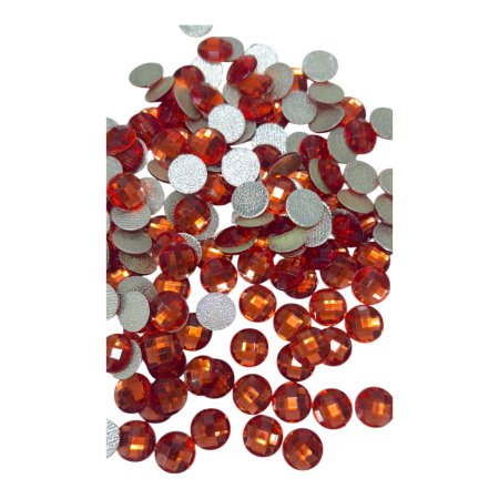 خرز كرستال بلاستيك 1.4 سم ~ كود 023 ( 100 قطعة )