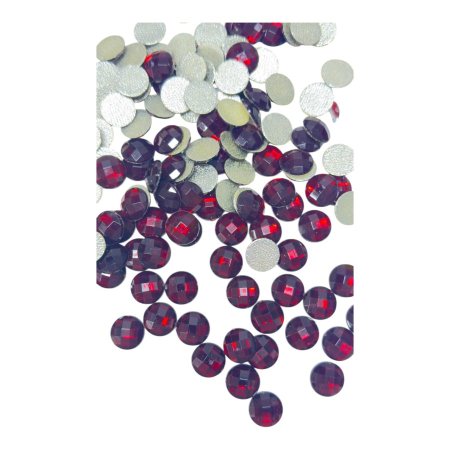 خرز كرستال بلاستيك 1.4 سم ~ كود 024 ( 100 قطعة )