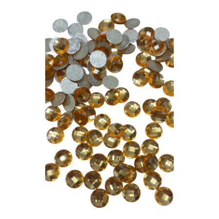 خرز كرستال بلاستيك 1.4 سم ~ كود 025 ( 100 قطعة )