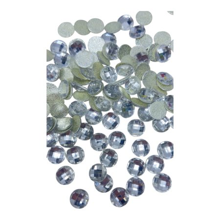 خرز كرستال بلاستيك 1.4 سم ~ كود 027 ( 100 قطعة )