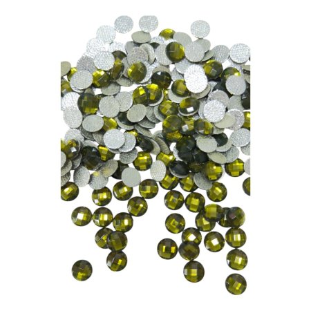 خرز كرستال بلاستيك 1 سم ~ كود 028 ( 100 قطعة )