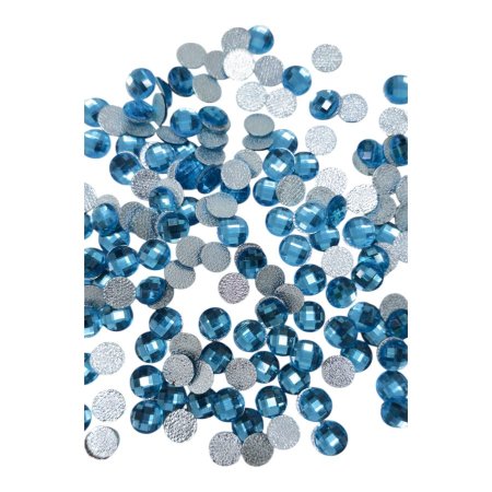 خرز كرستال بلاستيك 1 سم ~ كود 030 ( 100 قطعة )