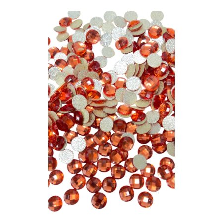 خرز كرستال بلاستيك 1 سم ~ كود 033 ( 100 قطعة )