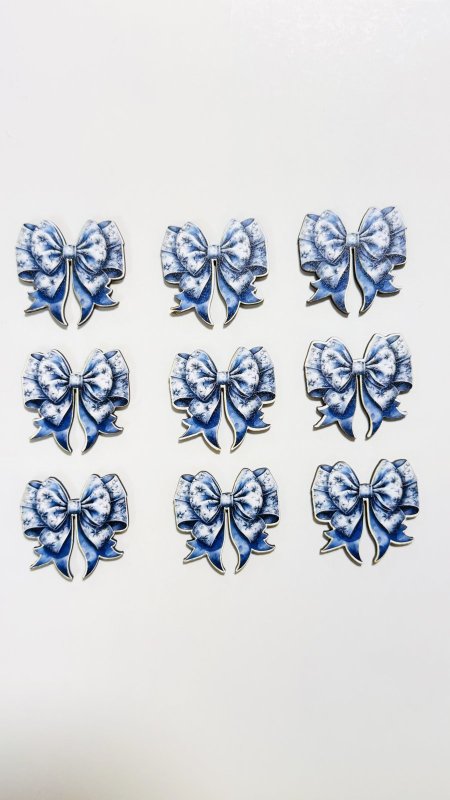 ثيمات خشبية طباعة UV (3.7 سم) ~ 10 قطع ~