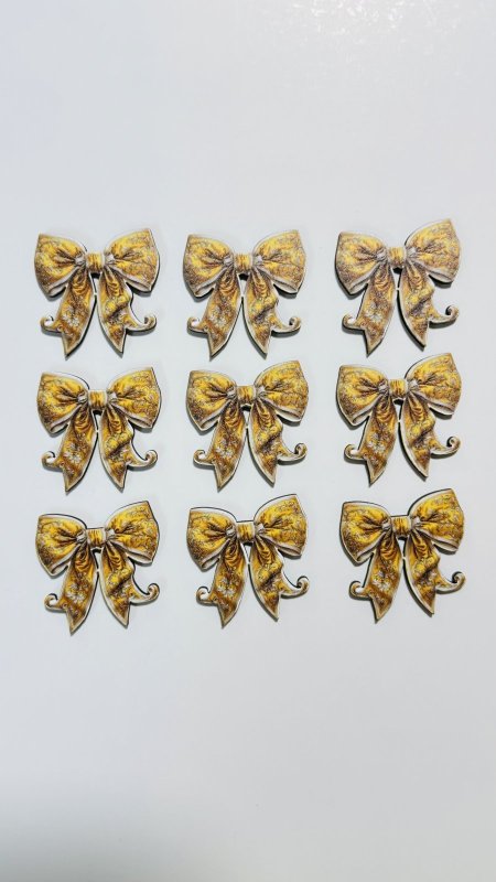 ثيمات خشبية طباعة UV (3.7 سم) ~ 10 قطع ~