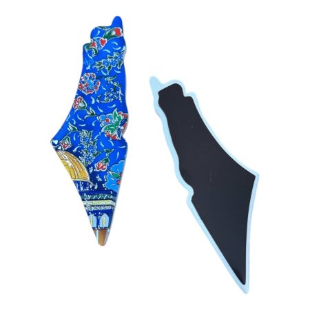 سيراميك خارطة فلسطين مع مغناطيس" السماء الوردية "